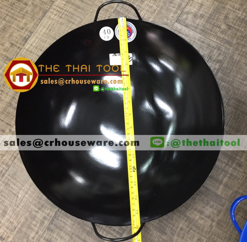 กะทะเหล็กเคลือบ 008-kt-40