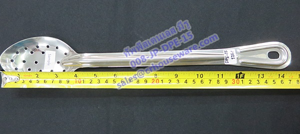 ทัพพีสเตนเลส มีรู Code : 008-JP-DPE-15