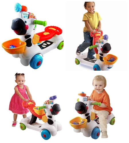 รถขาไถ/ สกู้ตเตอร์/ ผลักเดิน 3 in 1 VTech Learning Zebra Scooter