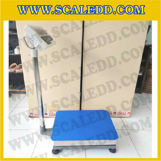 เครื่องชั่งน้ำหนักดิจิตอล พร้อมปริ้นเตอร์ในตัว พิกัด100kg ค่าละเอียด 10g ยี่ห้อ TIGER รุ่น TI-04P ขนาดแท่น 40x50cm. เครื่องชั่งแบบ Build in Printer
