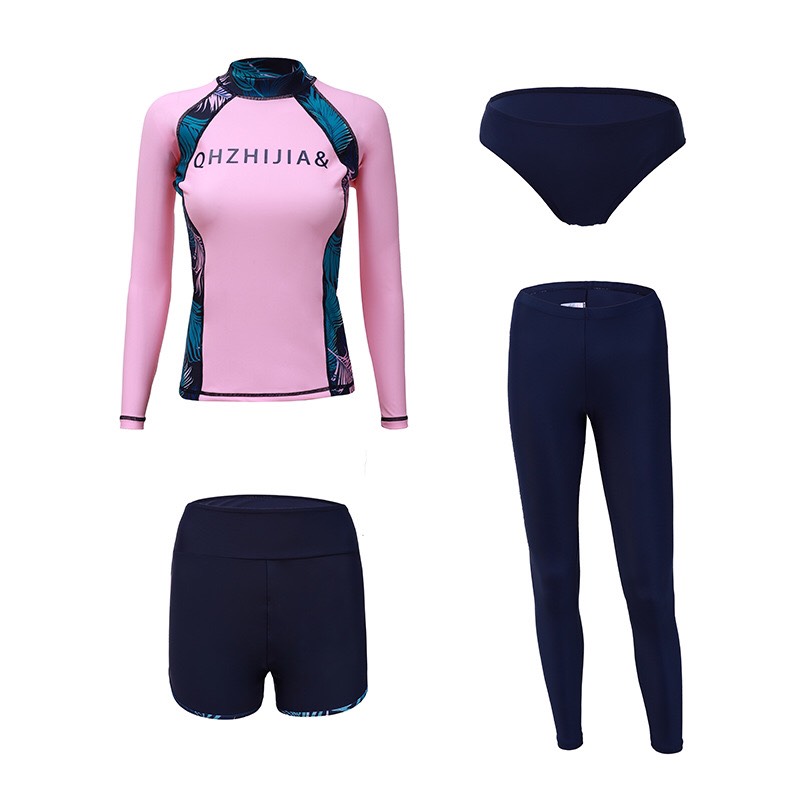 ชุดว่ายน้ำกัน uv ไซส์ 2xl เซต 4 ชิ้น มีเสื้อ บิกินี ขาสั้นและขายาว เสื้อรอบอก 38-43 บิกินี ขาสั้นและขายาวรอบเอว 28-36 สะโพก 40-46 นิ้ว ผ้าดี งานสวย คุ้มราคามากค่ะ