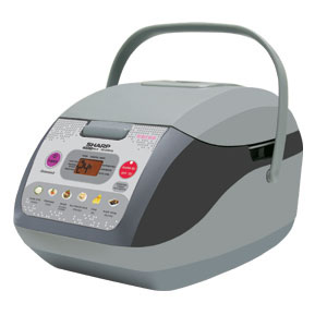 Sharp หม้อหุงข้าว ดิจิตอล 1 ลิตร รุ่น KS-COM10 สีเทา