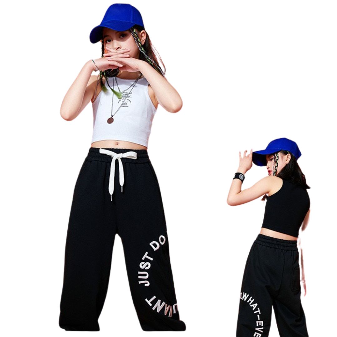 พร้อมส่ง เฉพาะเสื้อกล้ามสีขาว ***ชุดเต้น ชุดแดนซ์ เสื้อกล้าม