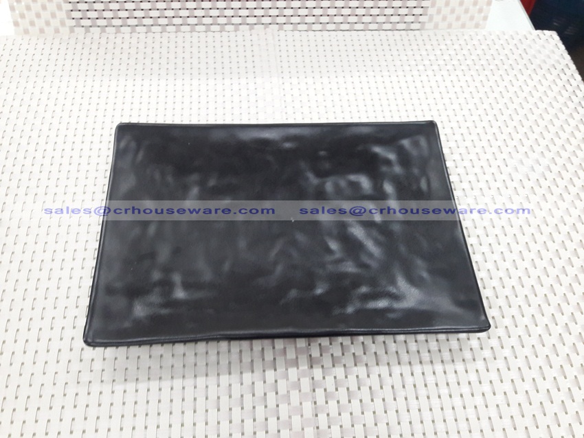 จานตื้น สี่เหลี่ยมผืนผ้า 017-PX-F151310