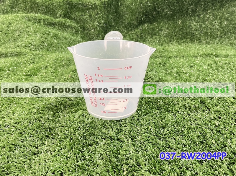 ถ้วยตวงพลาสติกPP แบบขุ่น ตวงของร้อนได้ 037-RW2004PP,ถ้วยตวงเชียงราย