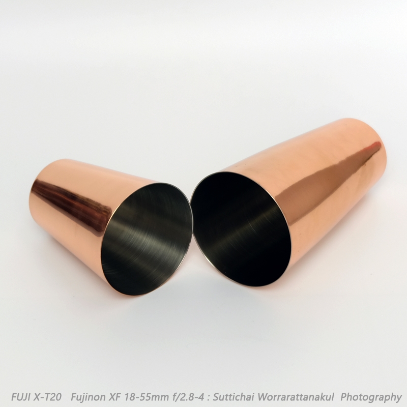 บอสตันเชคเกอร์สเตนเลสสีทองแดง ขนาด 18/28 ออนซ์