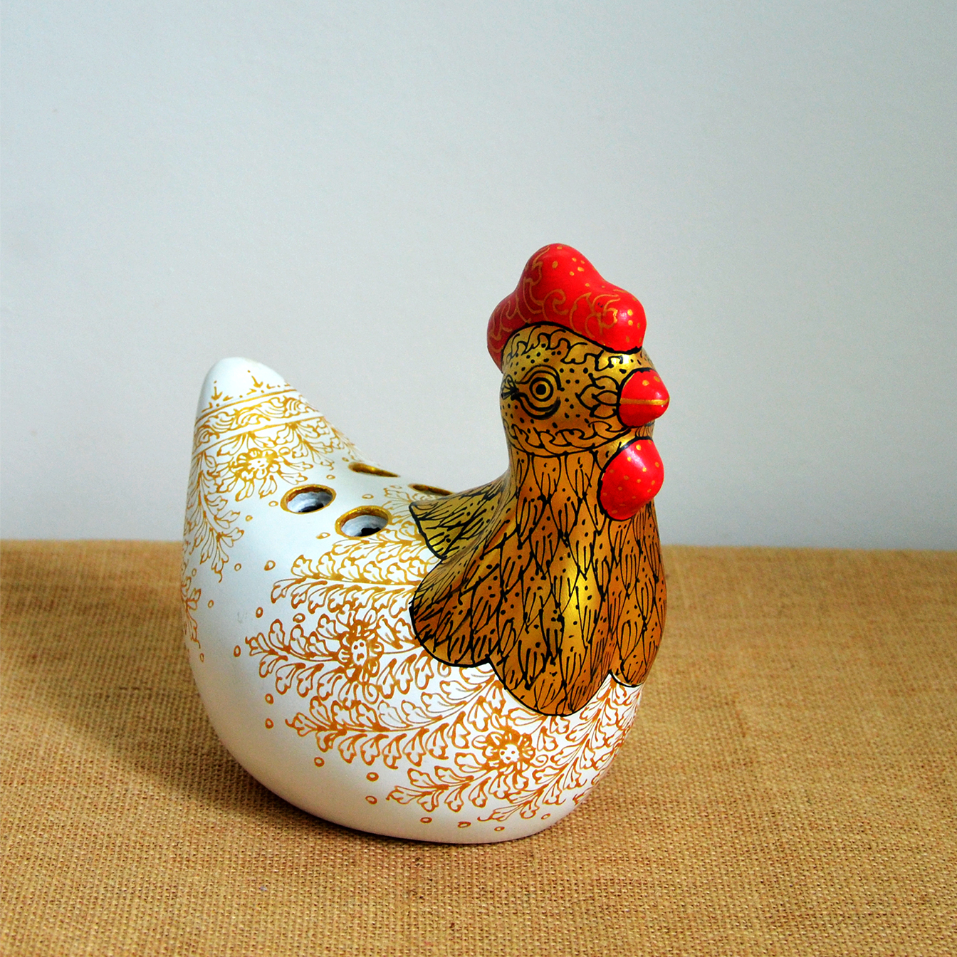 ไก่นำโชคเสียบปากกา