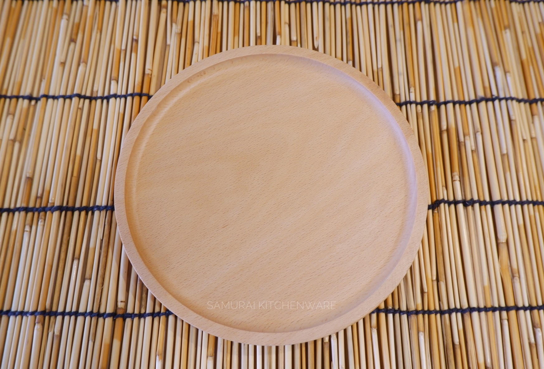 ถาดไม้ กลม (14 cm)