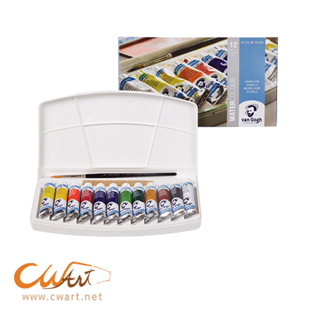 Vangogh Watercolor Tube Set of 12, 10ml