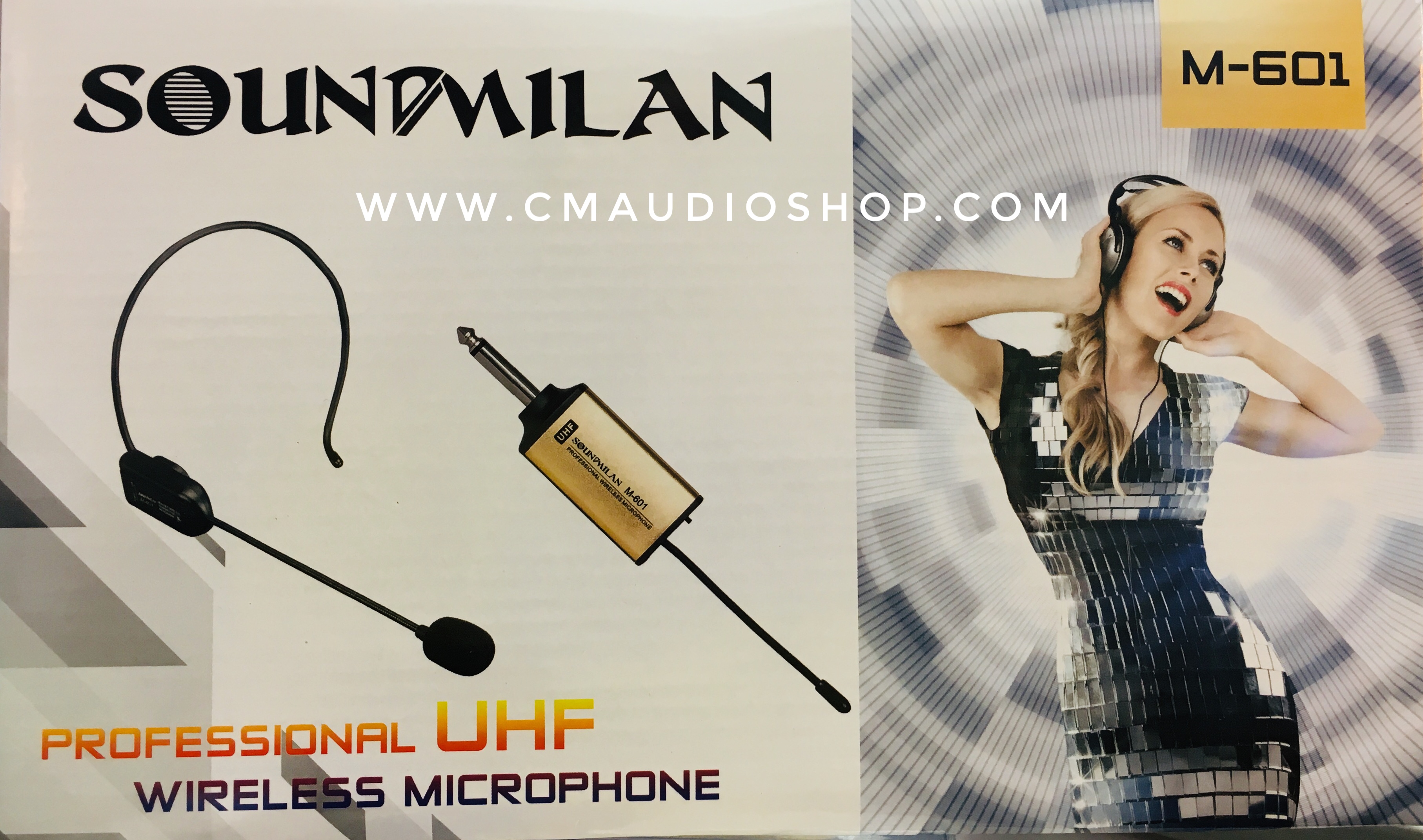 ไมค์ลอยครอบหัว Soundmilan M-601 (ย่านความถี่ UHF)
