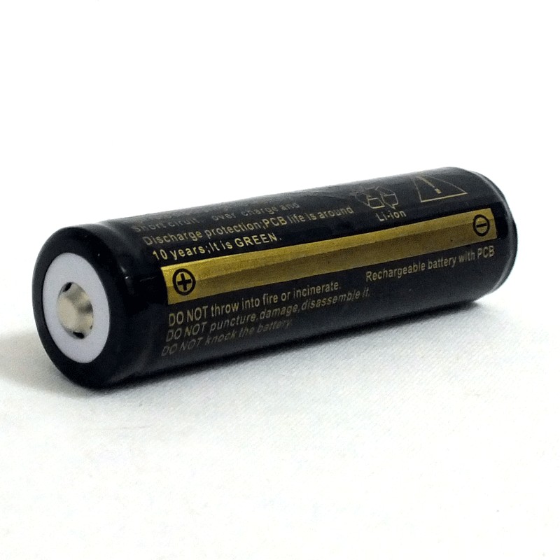 ถ่านชาร์ต Ultrafire 18650 3.7V 4000 mAh มีวงจรป้องกัน ( สีทอง )