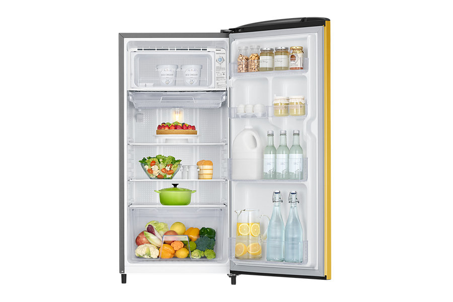 Samsung ตู้เย็น 1 ประตู 6.9 คิว RR19H1049YT/ST สีเหลือง