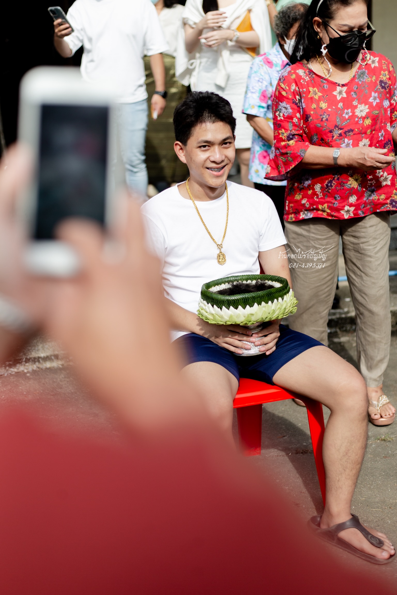 เครื่องบวชดอกไม้สด ชุด D12