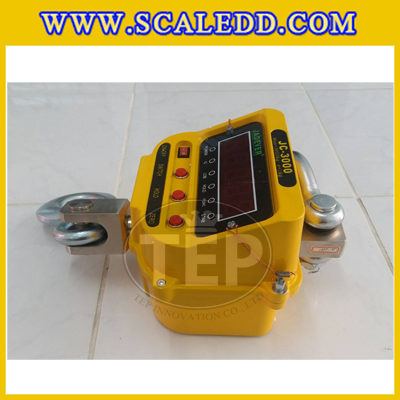 เครื่องชั่งแขวน3000kg เครื่องชั่งแขวนดิจิตอล3000kg เครื่องชั่งดิจิตอลแบบแขวน ตาชั่งแขวน3ตัน พิกัดน้ำหนัก 3000kg ความละเอียด 1kg ยี่ห้อ JADEVER รุ่น JC (เครื่องชั่งผ่านตรวจรับรองจากสำนักชั่งตวงวัด)