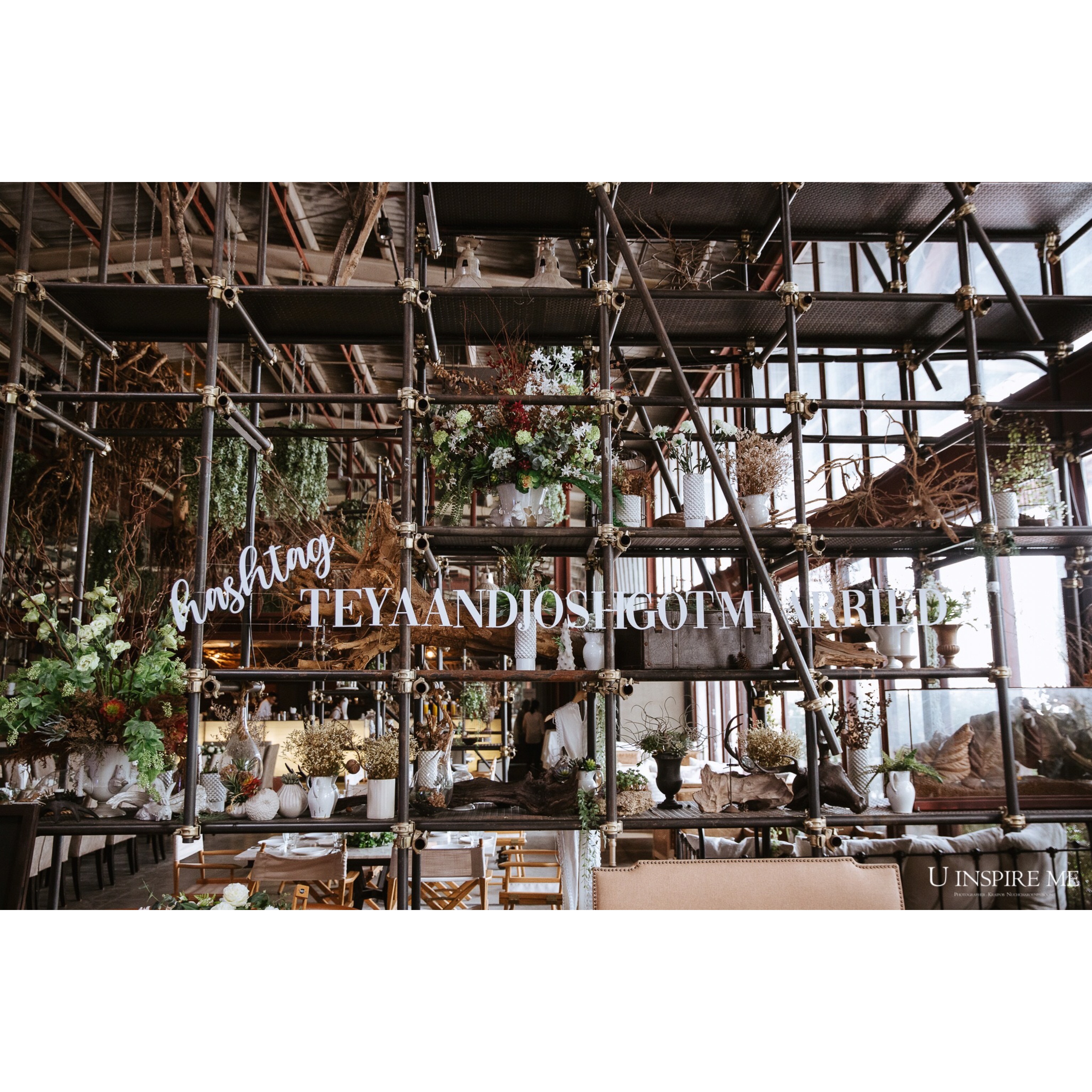 Backdrop งานฉลองมงคลสมรส