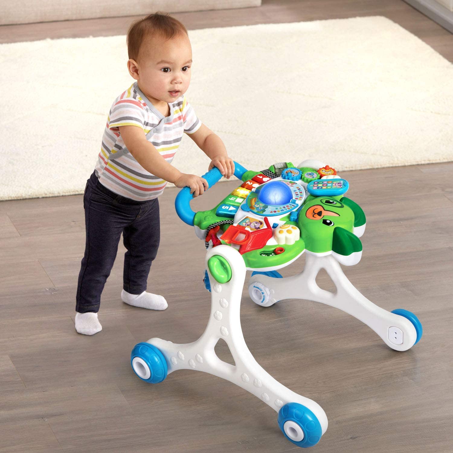 รถหัดเดินปรับหนืดได้ LeapFrog Scout's 3-in-1 Get Up and Go Walker, Green