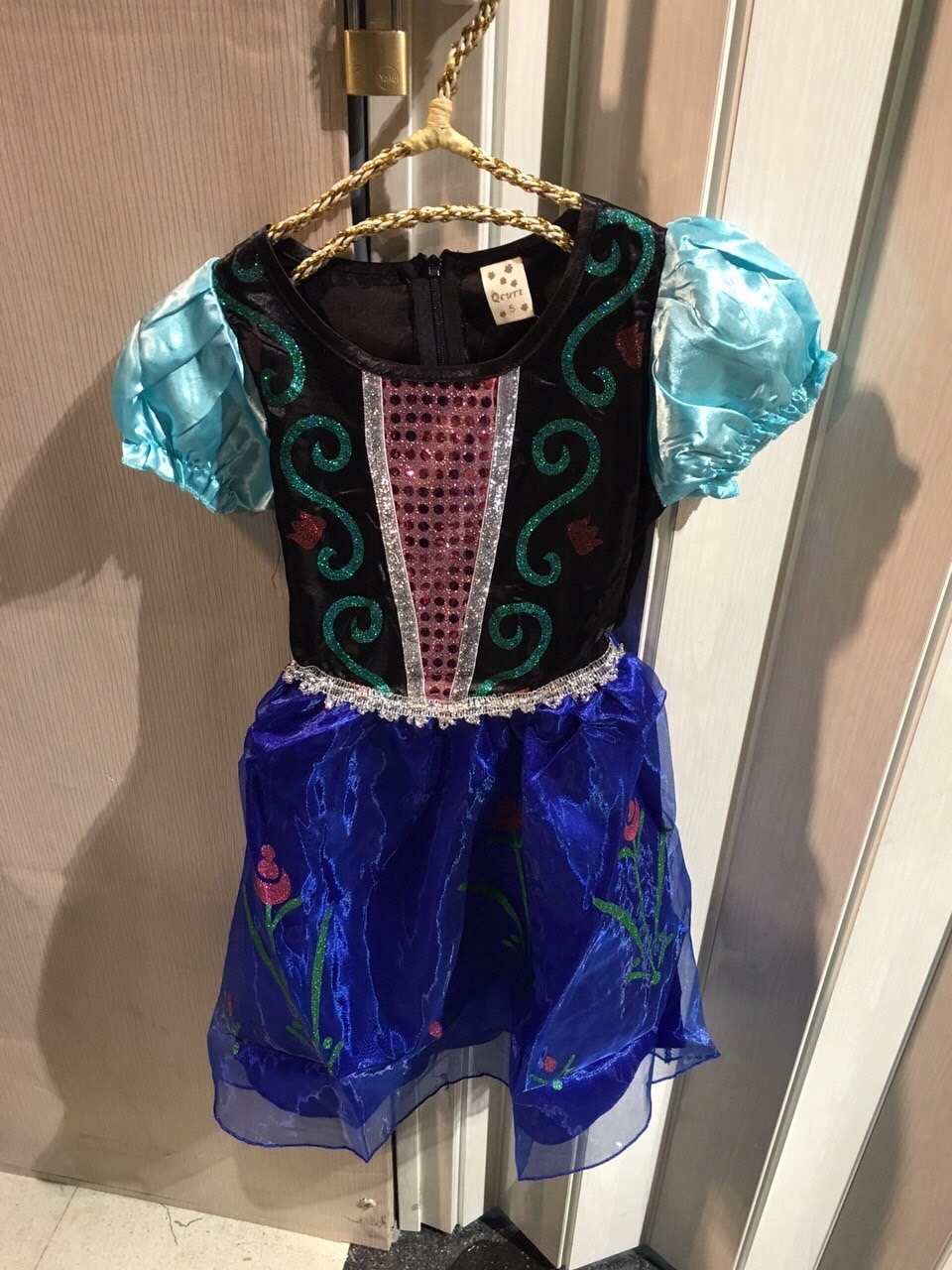 ชุดเจ้าหญิงโฟเซ่นเอลซ่า สีฟ้า ผ้าคลุม Saleลด 50%