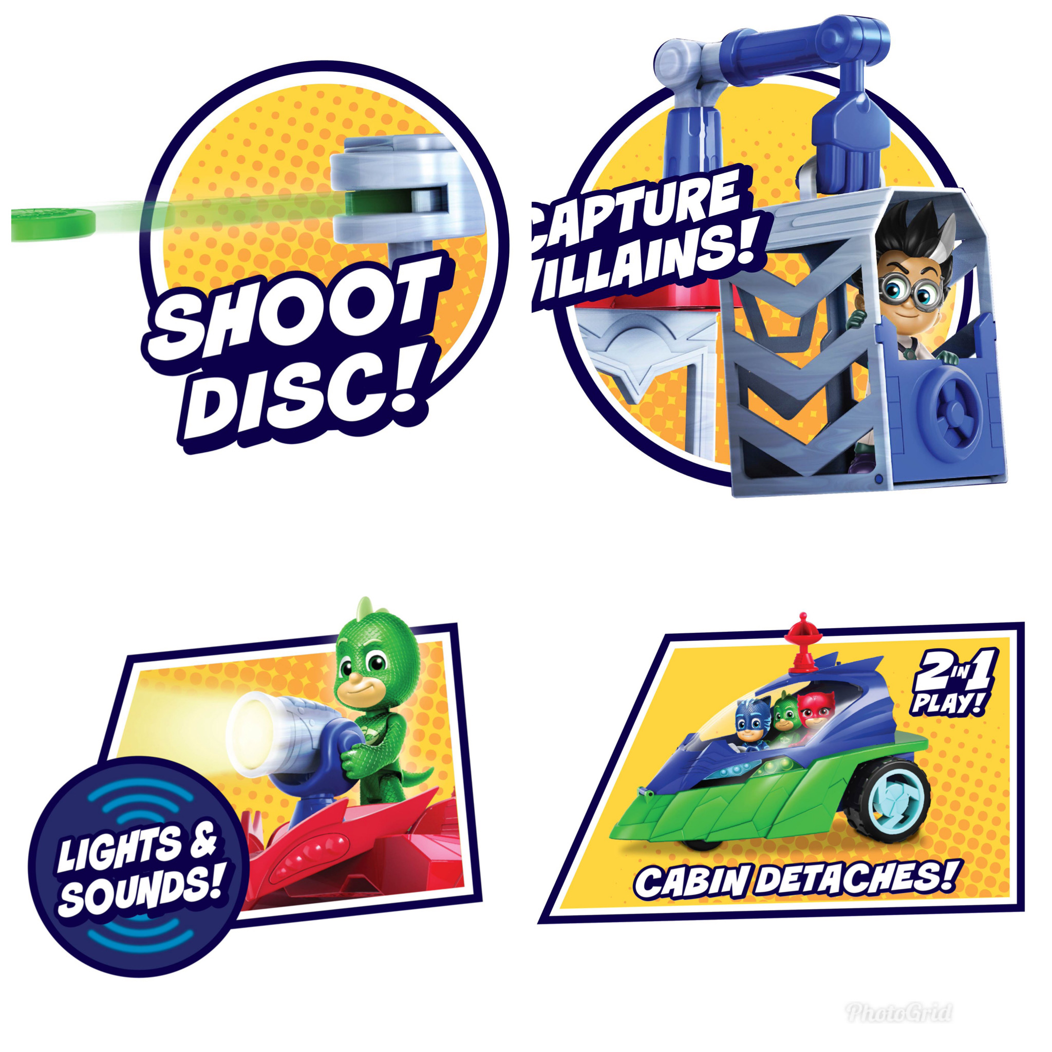 PJ Masks PJ Seeker Vehicle Playset with Lights and Sounds