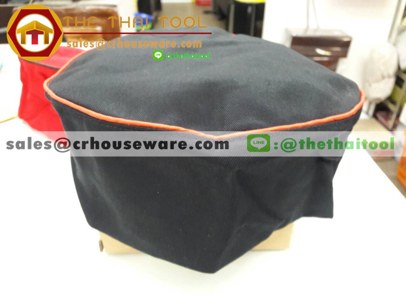หมวกเชฟ Hat Chef 044-PKP-37 สีดำ ขอบแดง