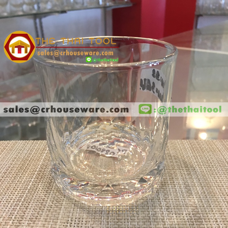 CONNEXION DOUBLE ROCK 011-P02807,แก้วเหล้าเชียงราย,แก้วร็อคใส่เหล้าหลายเหลี่ยม