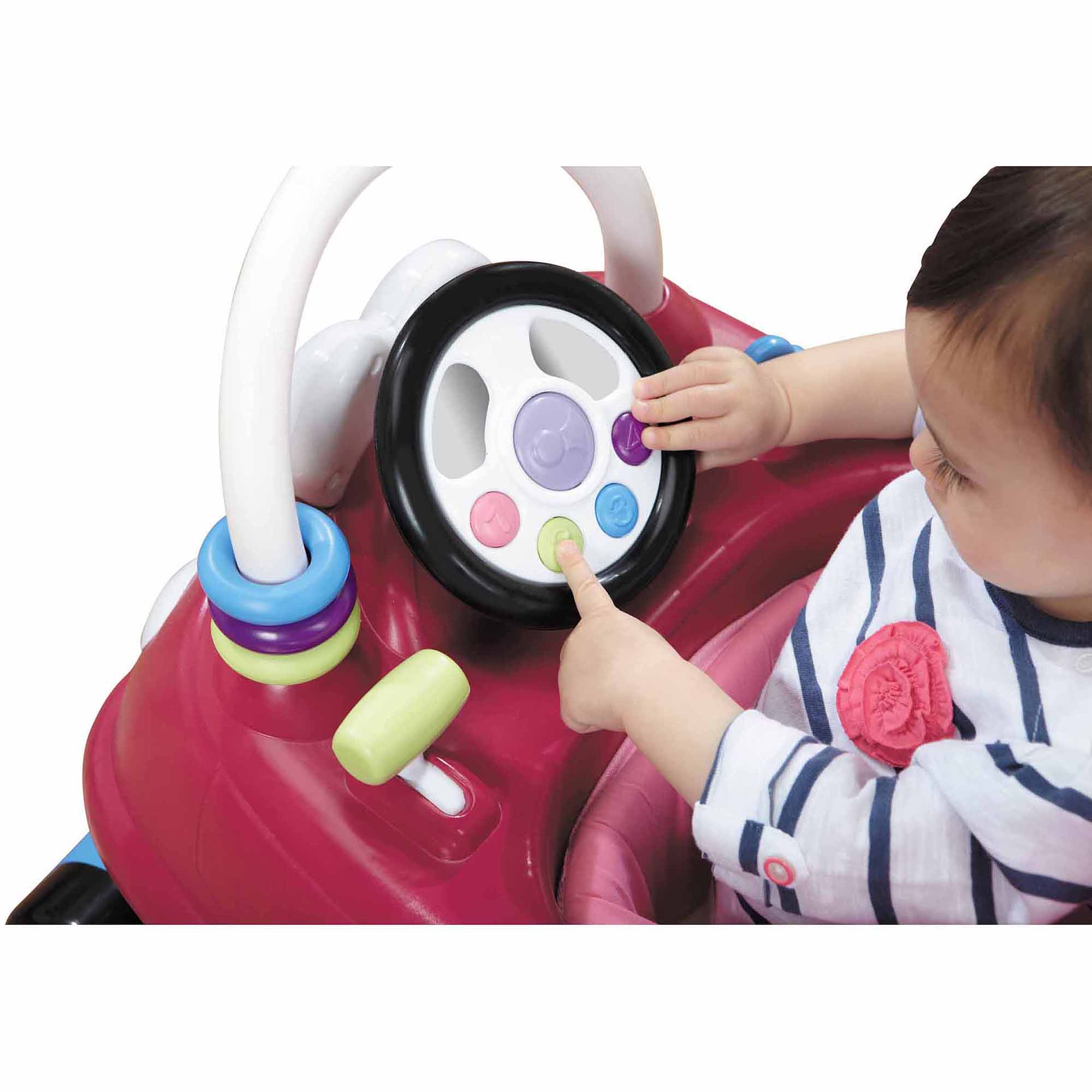 รถหัดเดิน Little Tikes Princess Cozy Coupe 3-in-1 Mobile Entertainer, Pink