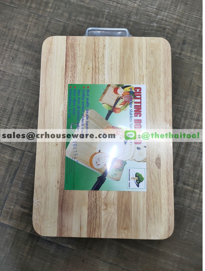 เขียงไม้ หนาพิเศษ 10*15*2 นิ้ว รหัส 011-KCR-10152,เขียงไม้หนาพิเศส,เขียงไม้หนาอุตสาหกรรม