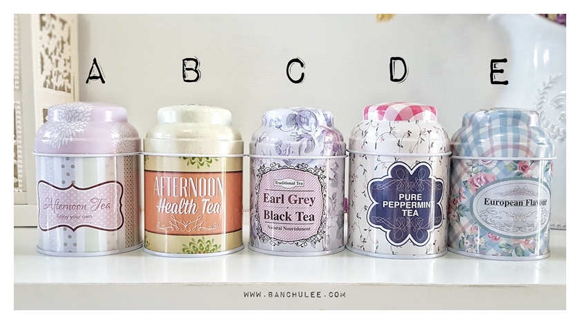 Tea Tin Can กระป๋องชา งานสังกะสี