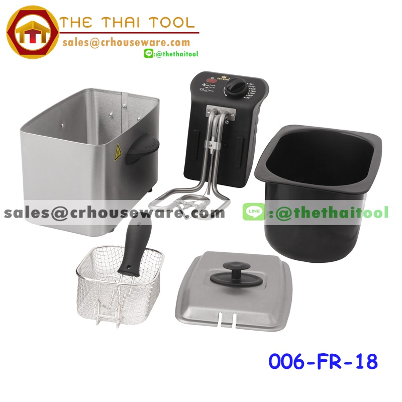 เตาทอดไฟฟ้า ขนาด 1.8 ลิตร รหัสสินค้า 006-FR-18