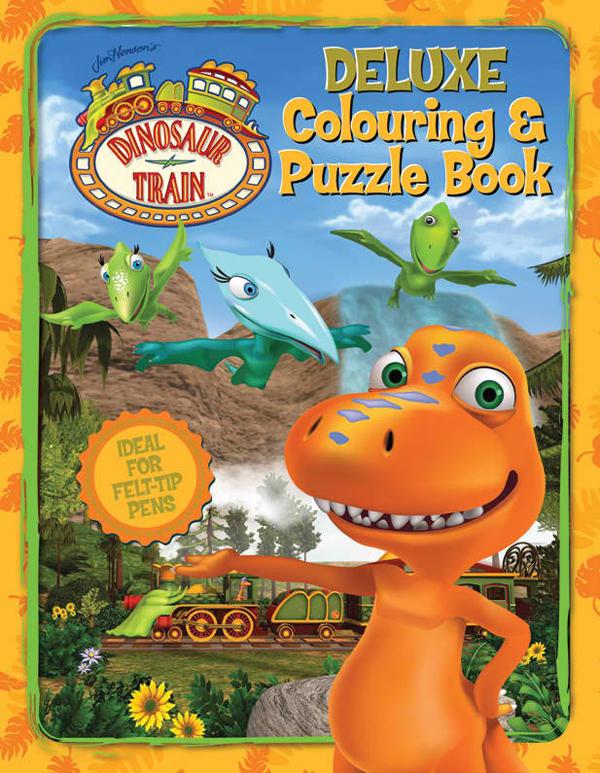 Dinosaur Train Deluxe Colouring & Puzzle Book (Grosset & Dunlap)