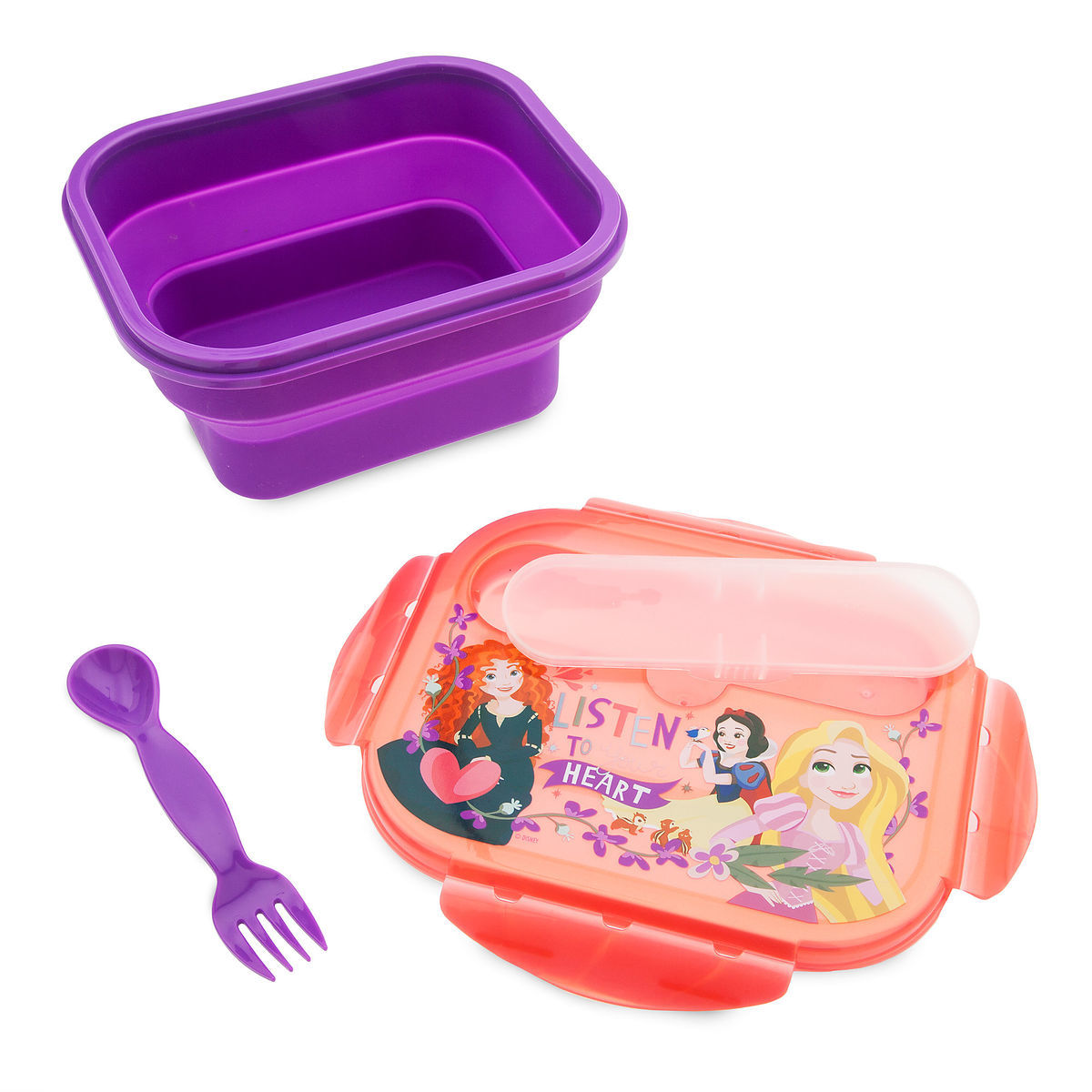 กล่องข้าว Disney Princess Flatware Set for Kids - Disney Eats