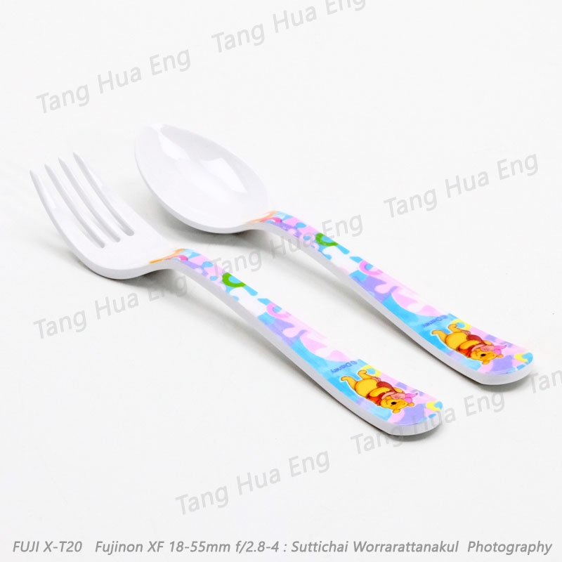 ช้อนส้อมเด็ก ลายหมีพูห์ POOH JIGSA SP/F2359