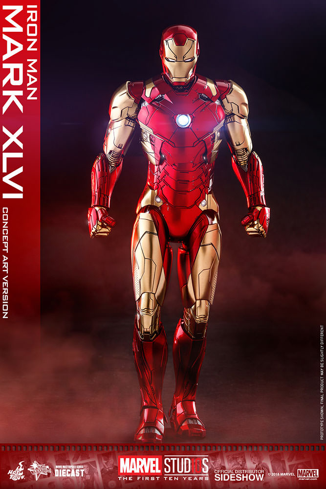 HOTTOYS - Iron Man Mark 46 (Concept Art Version) (Diecast)