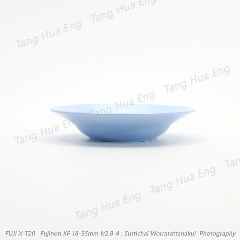 1 โหล จานลึกซุปเปอร์แวร์ 6นิ้ว P180-6 ( สีครีมขาว )/สีฟ้า