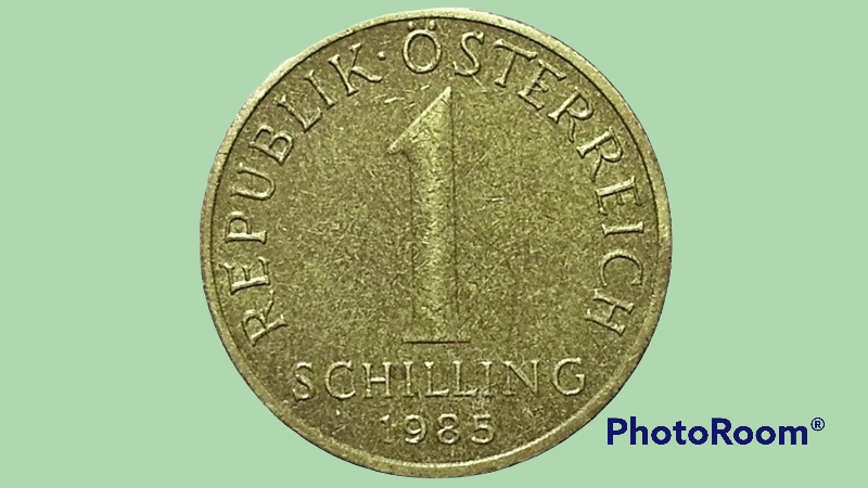 เหรียญ เงินตรา ประเทศ ออสเตรีย Schilling 1985