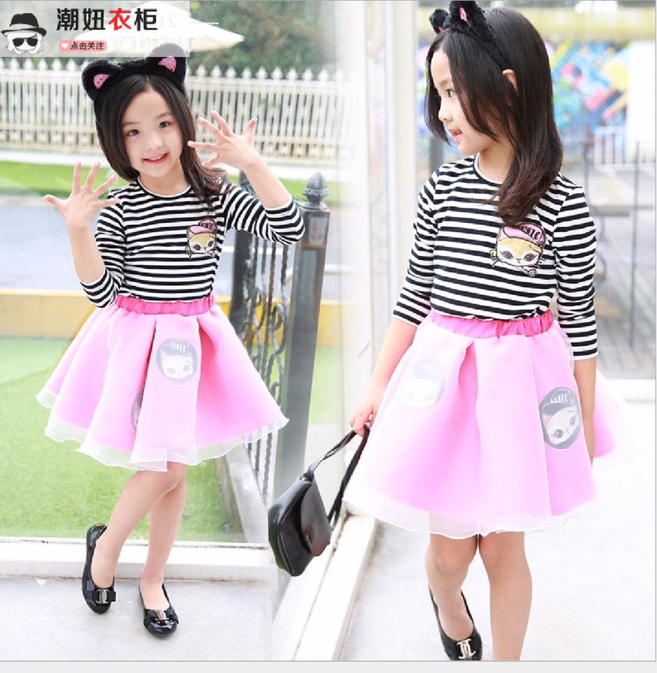 ชุดเด็ก : ชุดเดรส รวมแบบ ลายมินนี่