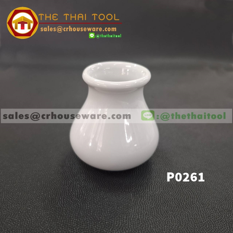 toothpick holder ที่ใส่ไม้จิ้มฟันเซรามิคขาวโรงแรม Code : P 0261