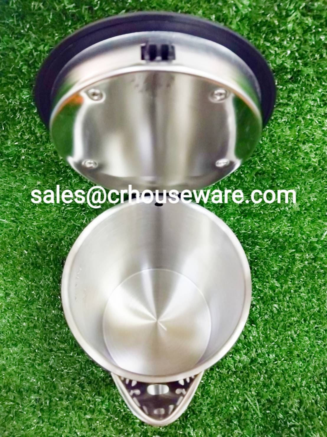 กระติกน้ำร้อนไฟฟ้า รหัส 005-EKD080L-B Double wall electric kettle 0.8 ltr., black