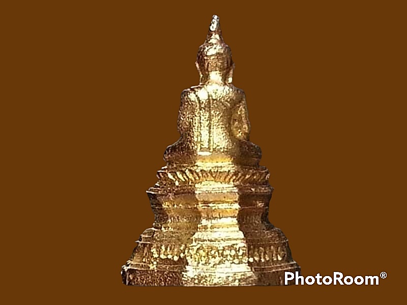 รูปเหมือนหล่อ หลวงพ่อพระใส วัดโพธิ์ชัย ปี 2537 สร้างศาลา พิมพ์เล็ก