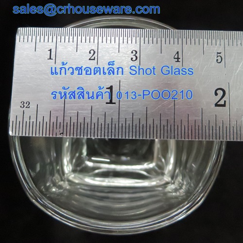 แก้วชอตเล็ก Short Glass รหัสสินค้า 013-POO210