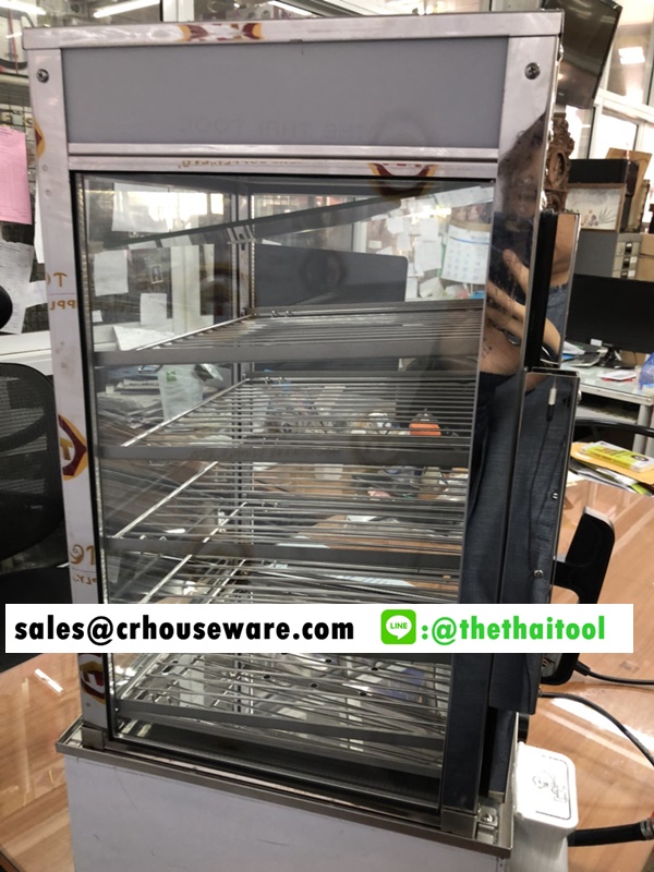 ตู้นึ่งติ่มซำไฟฟ้า ตู้อุ่นซาลาเปา 005-MS-500L