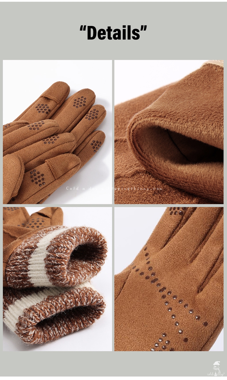 ถุงมือชายนิ้วสอดรุ่นหนา มี 3 สี