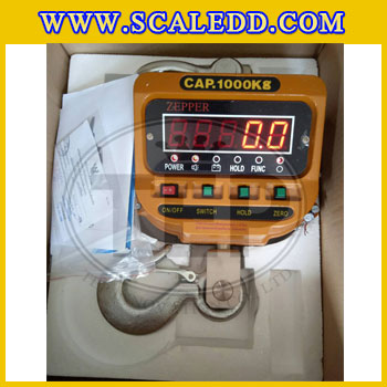 เครื่องชั่งแขวน1ตัน เครื่องชั่งดิจิตอลแบบแขวน1000kg ค่าละเอียด 0.5kg รุ่น OCS-XZ (เครื่องชั่งมีใบผ่านตรวจรับรองจากสำนักชั่งตวงวัด)