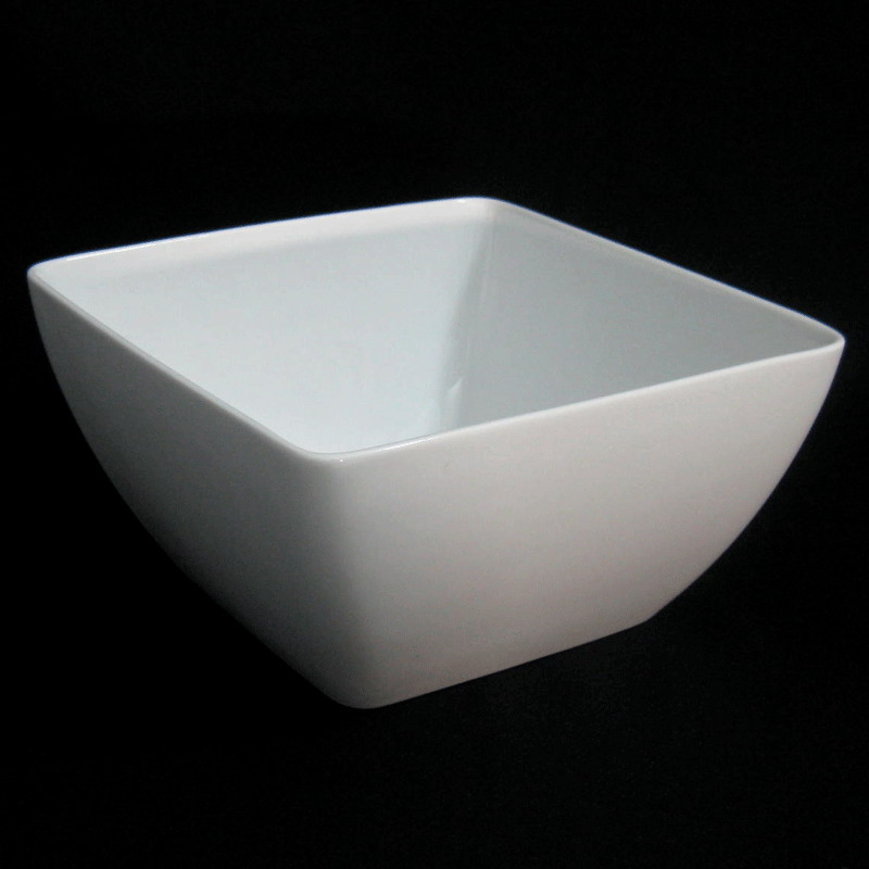 ชามเหลี่ยมญี่ปุ่น 19 ซม. ( 7.5 นิ้ว ) # 4121 ยี่ห้อ Royal porcelain (รอยัล พอร์ซเลน )