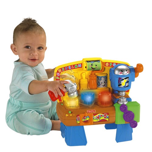 เครื่องมือช่างจำลอง Fisher-Price Laugh & Learn Learning Workbench