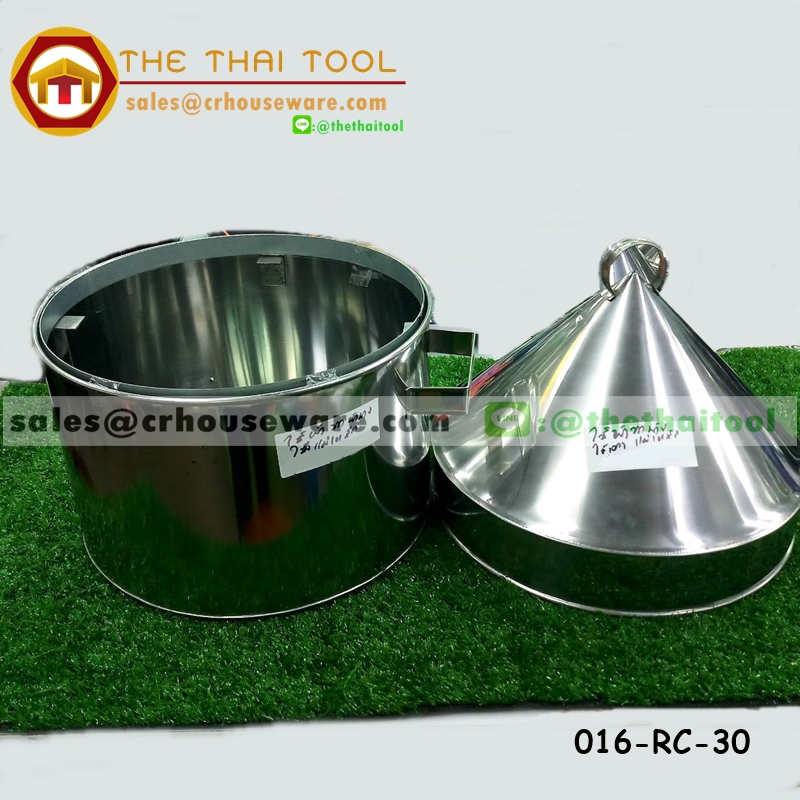 หม้อทำข้าวเกรียบปากหม้อรุ่นใช้กับเตาแม่เหล็กไฟฟ้าได้ รหัสสินค้า016-RC-30,Steamed_Rice_Dumpling_pot_Thailand_Changrai,