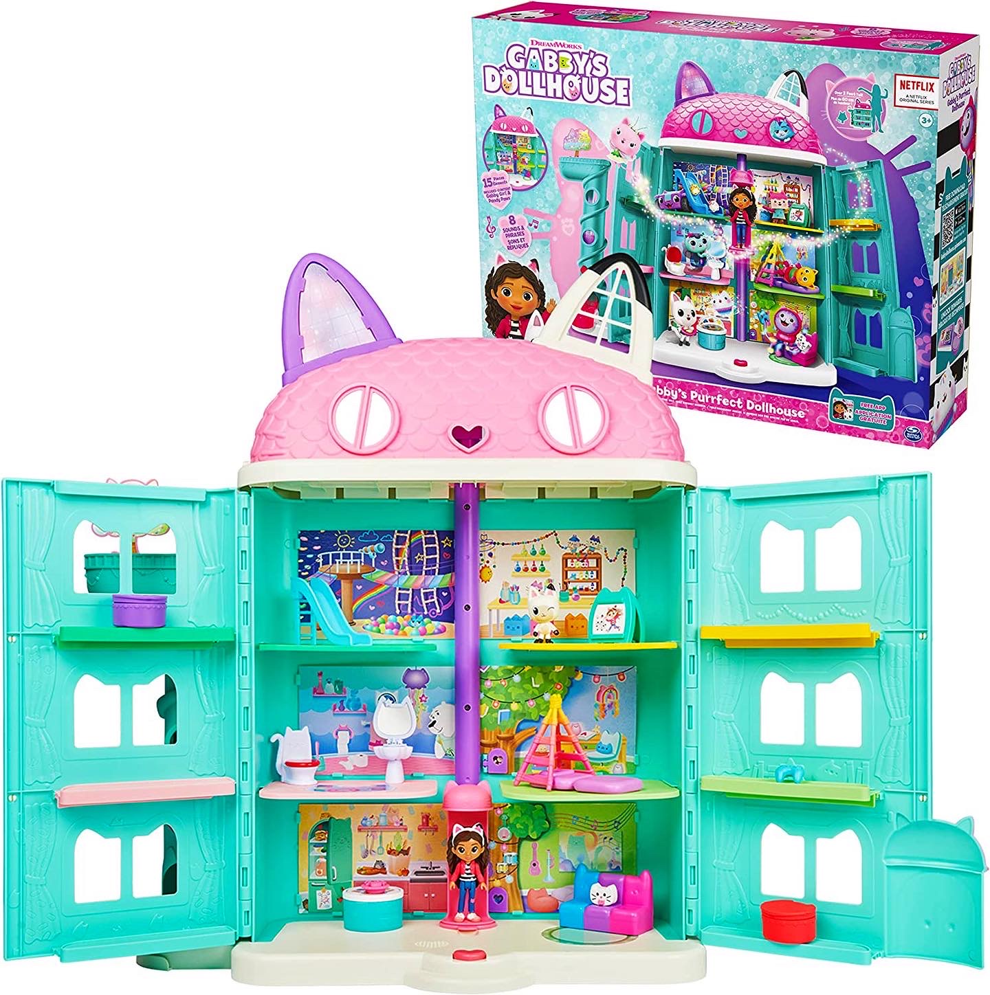บ้านตุ๊กตา Gabby Doll House Purrfect Doll House