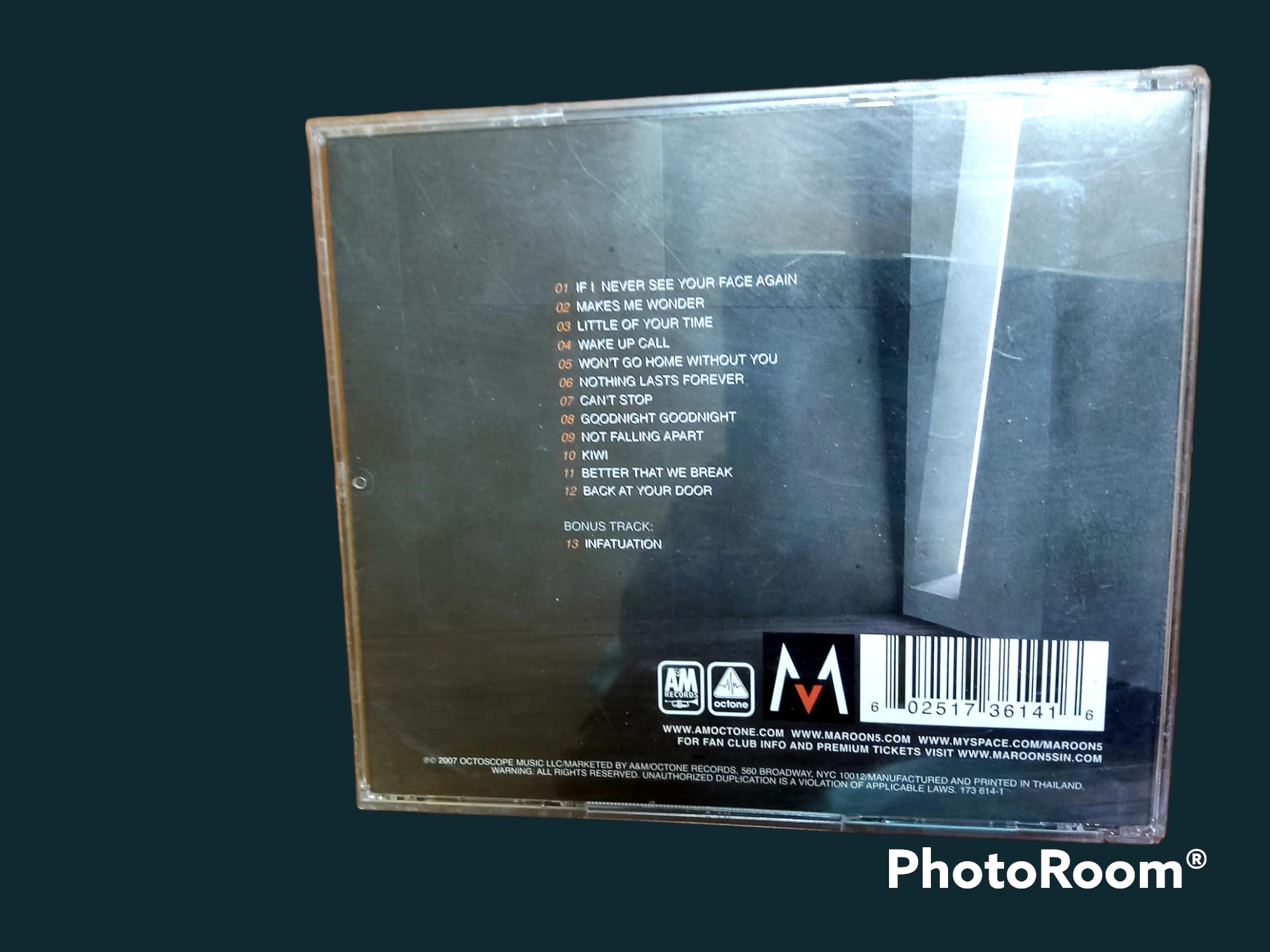 CD เพลง Maroon 5 อัลบั้มที่สอง It Won't Be Soon Before Long 2007