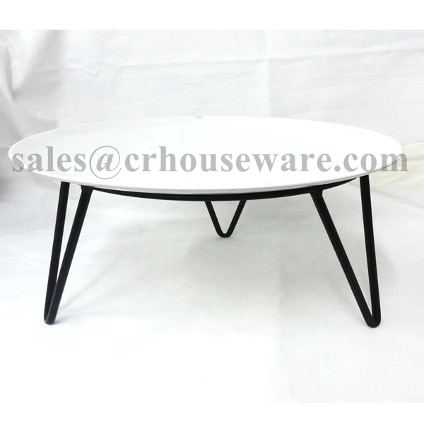 ชั้นโชว์อาหาร ชั้นโชว์ผลไม้ 3 ขา S 005-HR-013S The show food / The show fruit put floor base 3 legs. S