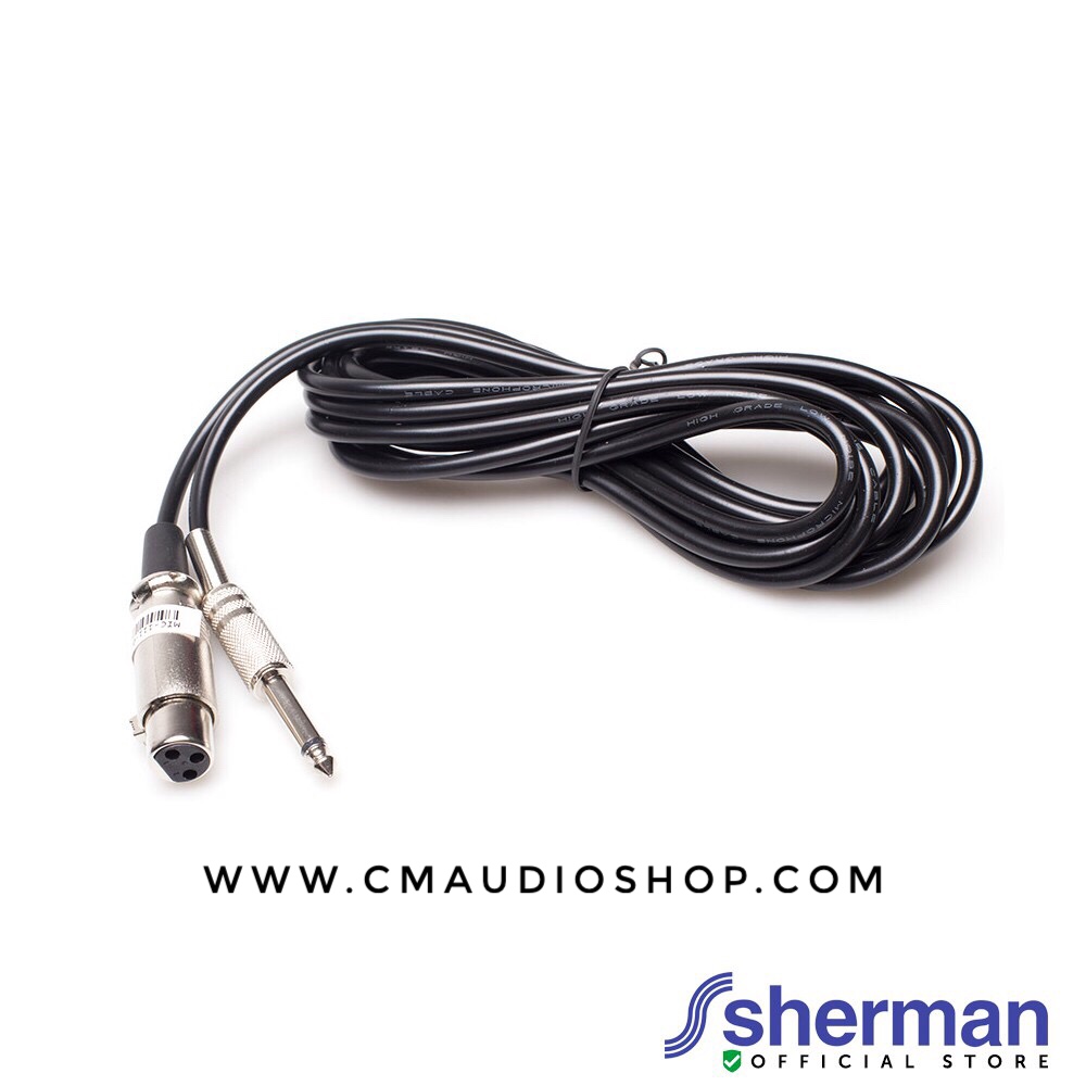 ไมค์สาย-ไมโครโฟนแบบมีสาย ยี่ห้อ Sherman รุ่น MIC-111