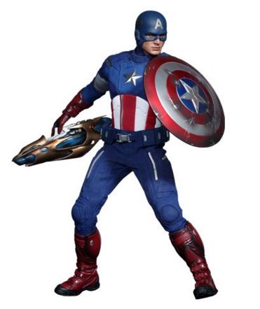 HOT TOYS The Avengers - Captain america (Rare Item)